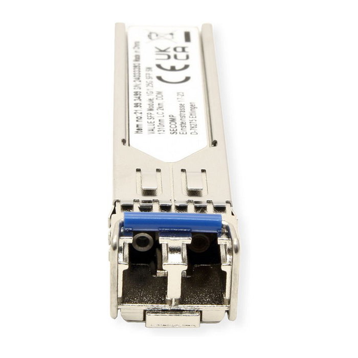VALUE SFP Module (MiniGBIC) LX/LC, 1/1.25G, Single Mode 1310nm, max 2km - Optical Transceiver, 1250 Mbit/s