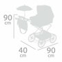 Decuevas Coche Reborn Plegable Verona con Sombrilla