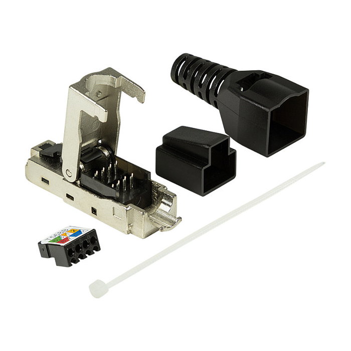 LogiLink MP0044 Conector RJ45 Cat.6a Blindado LogiLink MP0044 Conector RJ45 Cat.6a Blindado
