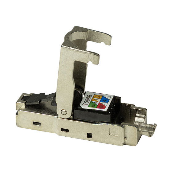 LogiLink MP0044 Conector RJ45 Cat.6A 10GE Feldkonfektionierbarer, U/FTP STP, Blindado, EconLine, -10 a 60 °C, Acero Inoxidable, RoHS, CE LogiLink MP0044 Conector RJ45 Cat.6A 10GE Feldkonfektionierbarer, U/FTP STP, Blindado, EconLine, -10 a 60 °C, Acero Inoxidable, RoHS, CE