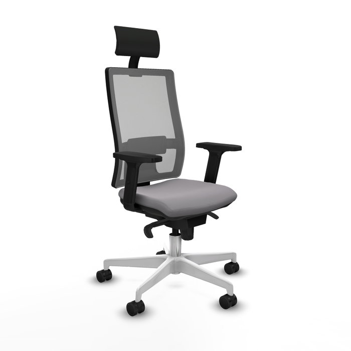 PIQUERAS Y CRESPO Silla de oficina Horna Gris con Mecanismo Sincro PIQUERAS Y CRESPO Silla de oficina Horna Gris con Mecanismo Sincro