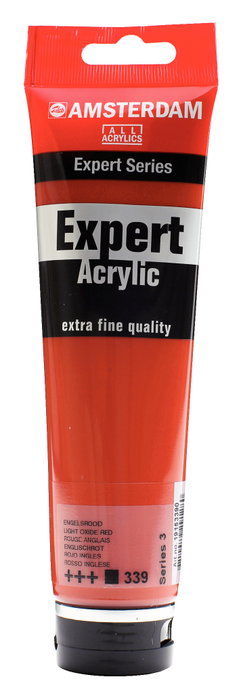 Amsterdam Expert Series Pintura Acrílica Rojo Inglés 339, 150 ml Amsterdam Expert Series Pintura Acrílica Rojo Inglés 339, 150 ml