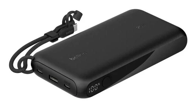 Belkin Powerbank 20.000mAh Negro con Pantalla PD 20W USB-C BPB028hqBK