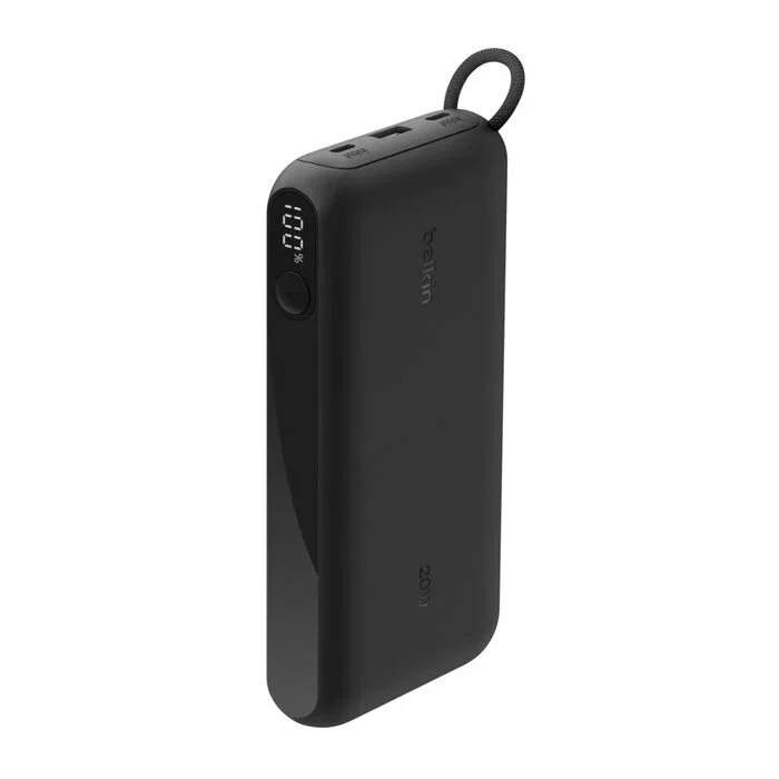 Belkin Power Bank BPB028HQBK Batería Externa 20000 mAh Negro con Pantalla y USB-C PD 20W
