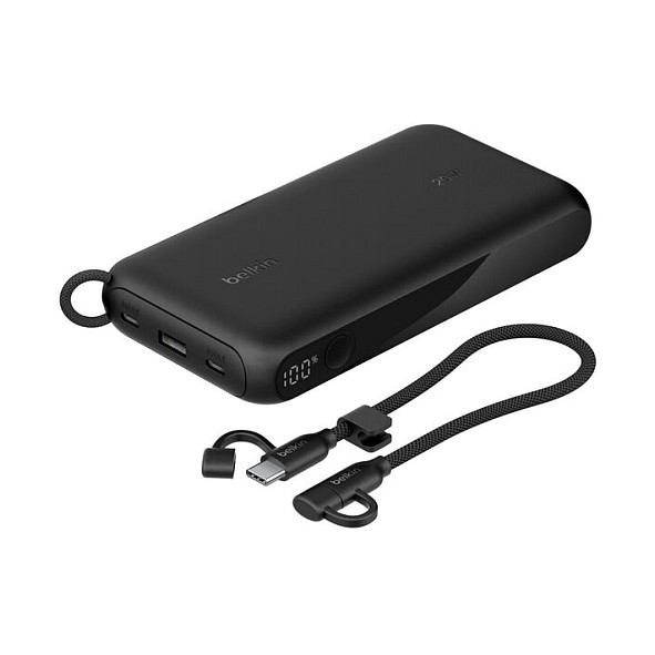 Belkin Batería Externa Powerbank 20000mAh Display Negro PD 20W USB-C BPB028hqBK Belkin Batería Externa Powerbank 20000mAh Display Negro PD 20W USB-C BPB028hqBK