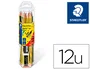 Staedtler Lápices de Grafito Noris n.2 HB Blister Promocional 120 Aniversario 12 uds + Afilalapiz + Goma
