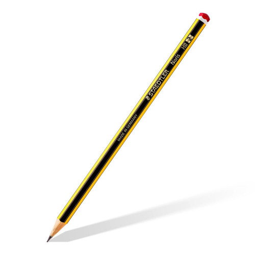 Staedtler Noris 120 Lápices de Grafito HB Edición Limitada 120 Aniversario con Sacapuntas y Goma