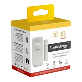 Konyks Senso Charge 2 - Detector de apertura Wi-Fi para puertas y ventanas