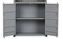 DKD Home Decor Estantería Vintage Gris 44 x 168.5 x 87 cm Metal y MDF Contenedor