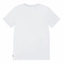 Camiseta de Manga Corta Infantil Levi's Lvb Golden Glow Batwing Blanco