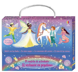 USBORNE, El vestuario en pegatinas maletín activ