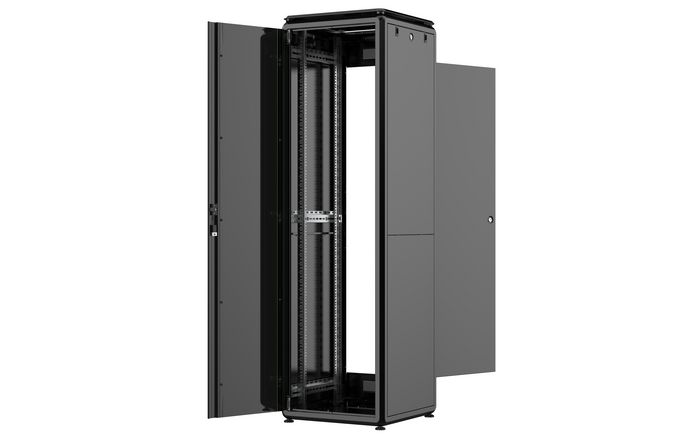Lanview Armario Rack 19 Pulgadas 42U Independiente con Puerta de Vidrio 600 x 600 mm