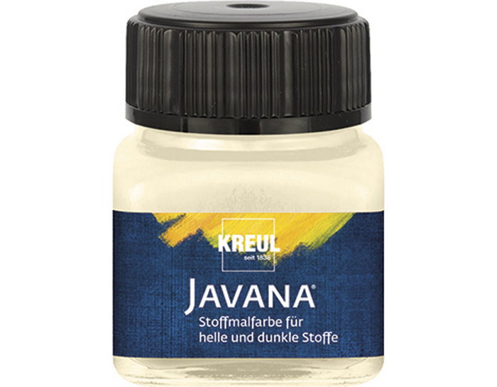 Kreul Pintura para textil opaca vainilla 20ml JAVANA TEX