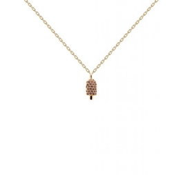 Pdpaola Popsicle Dream Halskette Collar Chapado Oro 18K Dorado 40cm