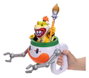 JAKKS PACIFIC Figura de Bowser Jr. con Clown Car Interactivo de Super Mario Galaxy