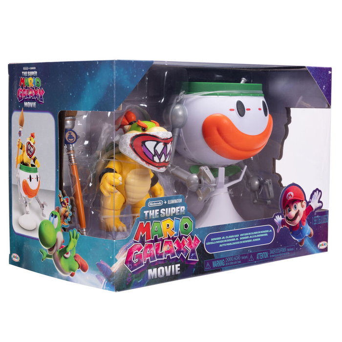 Jakks Pacific Figura de Acción Premium Bowser Jr. 13 cm con Clown Car Interactivo Super Mario Galaxy Jakks Pacific Figura de Acción Premium Bowser Jr. 13 cm con Clown Car Interactivo Super Mario Galaxy