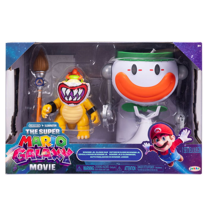 Jakks Pacific Figura de Acción Premium Bowser Jr. 13 cm con Clown Car Interactivo Super Mario Galaxy Jakks Pacific Figura de Acción Premium Bowser Jr. 13 cm con Clown Car Interactivo Super Mario Galaxy