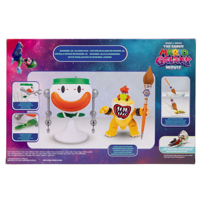 Jakks Pacific Figura de Acción Premium Bowser Jr. 13 cm con Clown Car Interactivo Super Mario Galaxy Jakks Pacific Figura de Acción Premium Bowser Jr. 13 cm con Clown Car Interactivo Super Mario Galaxy