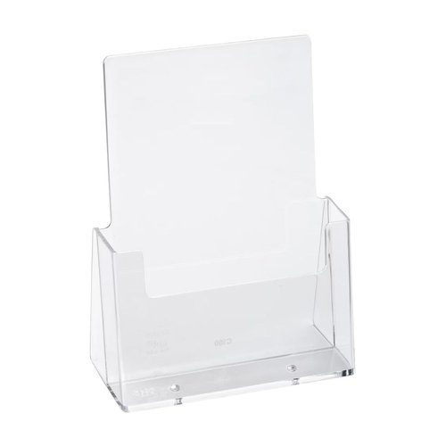 Archivo 2000 Expositor Sobremesa Portafolletos 1 Compartimento A4 Vertical Fondo Cajetín 38 mm Poliestireno Transparente Archivo 2000 Expositor Sobremesa Portafolletos 1 Compartimento A4 Vertical Fondo Cajetín 38 mm Poliestireno Transparente