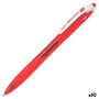 Pilot RexGrip Begreen Bolígrafo Retráctil Rojo (Set de 10)
