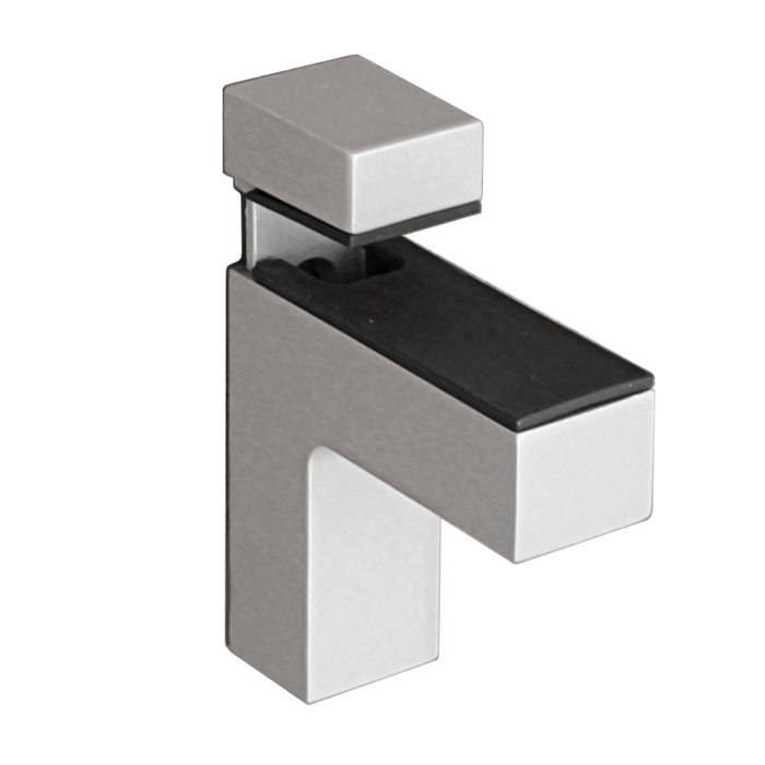 HERRAJES ALK Soporte Estante para Cristal y Madera Regulable de 3 a 36mm Acabado Cromo