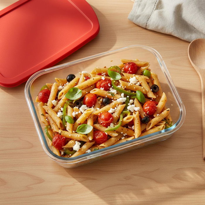 Ô Cuisine Fuente Rectangular Cook&Store OCU con Tapa de 4,5L Ô Cuisine Fuente Rectangular Cook&Store OCU con Tapa de 4,5L