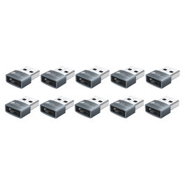 Good Connections Kabelmeister USB-AD203-10 Adaptador USB 2.0 de USB-A Macho a USB-C Hembra Set de 10 Unidades Gris