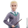 Mattel Hmf35 Muñeco Draco Malfoy Harry Potter Coleccionable, Uniforme Slytherin, Varita, Detalles Realistas, Articulado +6 Años