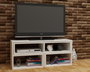 Hanah Home Soporte TV Blanco Moderno Escandinavo 136.8cm