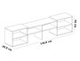 Hanah Home Soporte TV Blanco Moderno Escandinavo 136.8cm