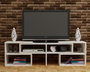 Hanah Home Soporte TV Blanco Moderno Escandinavo 136.8cm