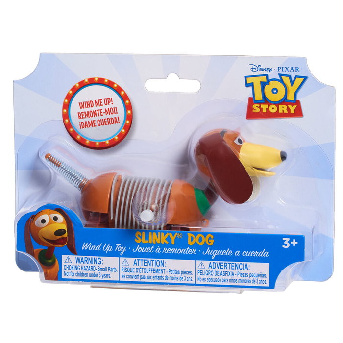 Just Play Perro Skinky de Cuerda Toy Story Disney Pixar Juguete que se mueve al darle cuerda