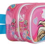 Estuche Portatodo 3D Doble Rainbow Barbie Rosa