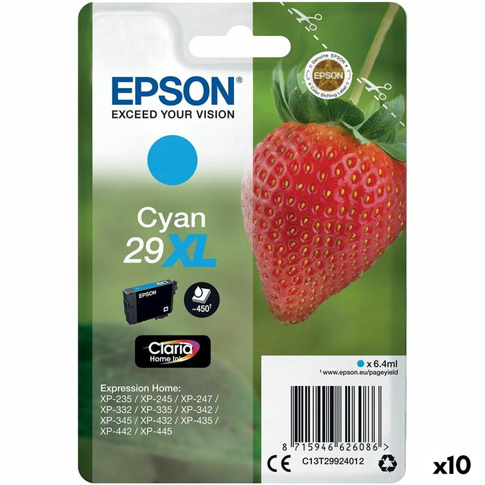 Epson Cartucho de Tinta 29XL Cian C13T29924012