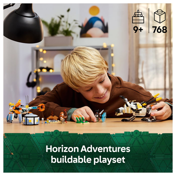 LEGO 77037 Horizon Adventures Aloy y Varl vs. Cangrejo y Dientes Serrados, Juego Construcción, 768 Piezas, 9+ Años