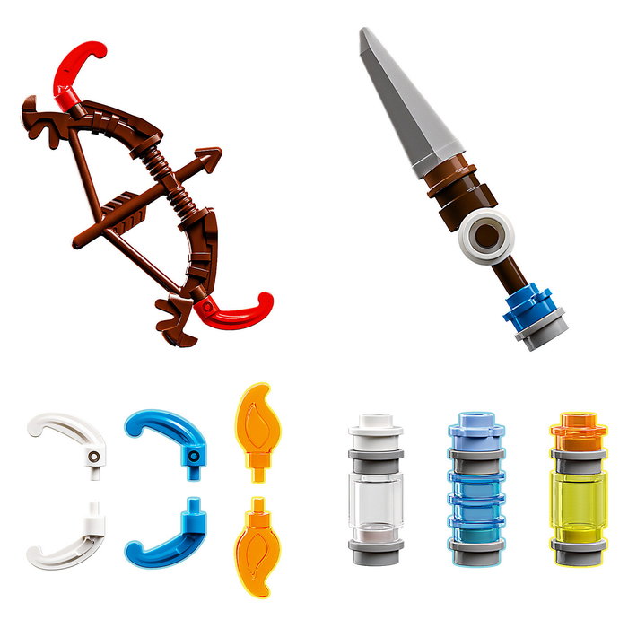 LEGO 77037 Horizon Adventures Aloy y Varl vs. Cangrejo y Dientes Serrados, Juego Construcción, 768 Piezas, 9+ Años