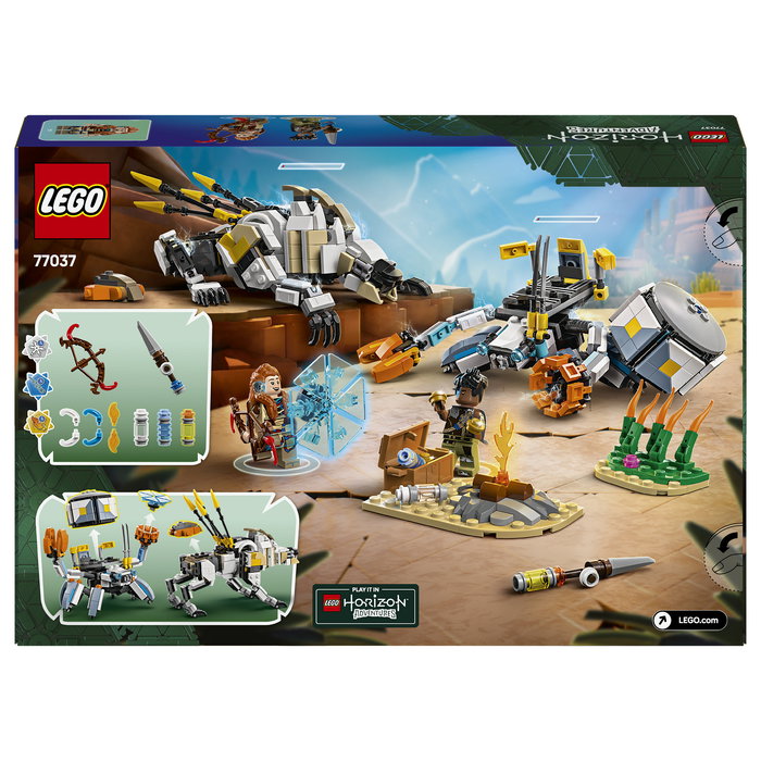 LEGO 77037 Horizon Adventures Aloy y Varl vs. Cangrejo y Dientes Serrados, Juego Construcción, 768 Piezas, 9+ Años