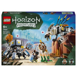 LEGO Horizon Adventures 77037 Aloy y Varl vs. Cangrejo y Dientes Serrados