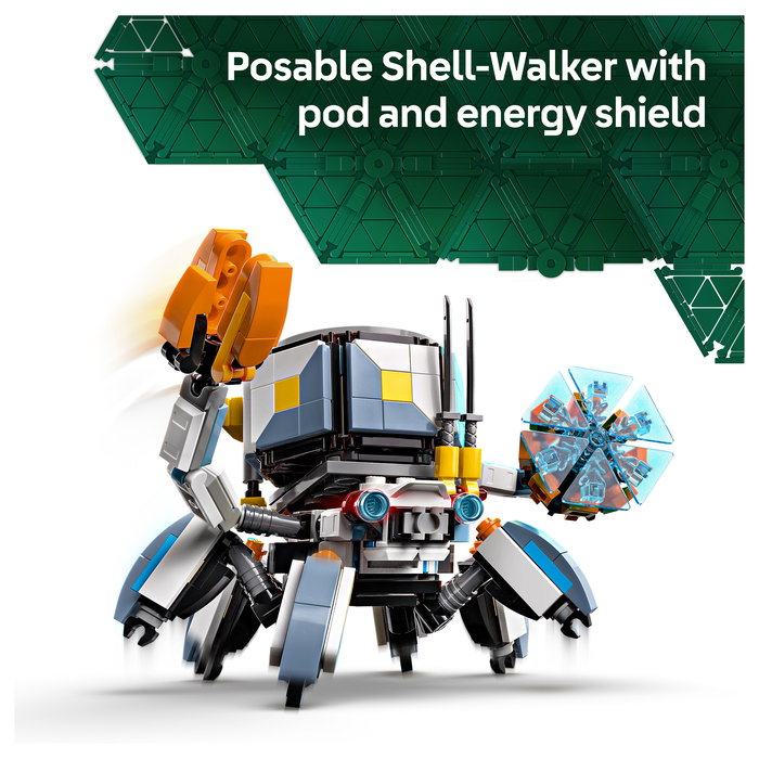 LEGO 77037 Horizon Adventures Aloy y Varl vs. Cangrejo y Dientes Serrados, Juego Construcción, 768 Piezas, 9+ Años