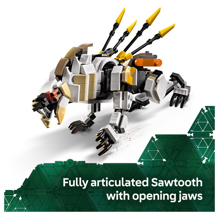 LEGO 77037 Horizon Adventures Aloy y Varl vs. Cangrejo y Dientes Serrados, Juego Construcción, 768 Piezas, 9+ Años