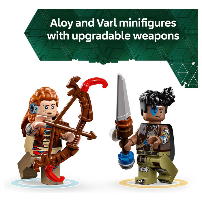 LEGO 77037 Horizon Adventures Aloy y Varl vs. Cangrejo y Dientes Serrados, Juego Construcción, 768 Piezas, 9+ Años