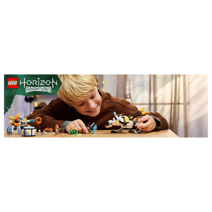 LEGO 77037 Horizon Adventures Aloy y Varl vs. Cangrejo y Dientes Serrados, Juego Construcción, 768 Piezas, 9+ Años