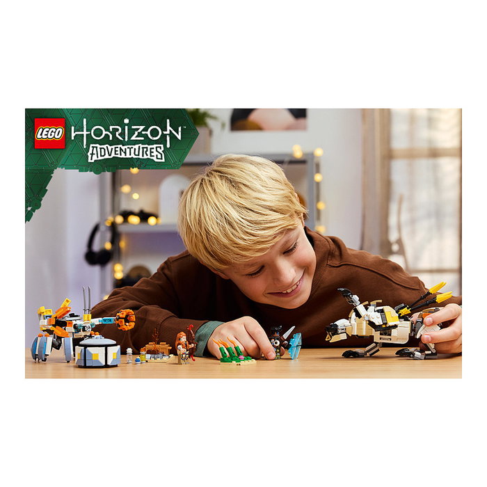 LEGO 77037 Horizon Adventures Aloy y Varl vs. Cangrejo y Dientes Serrados, Juego Construcción, 768 Piezas, 9+ Años