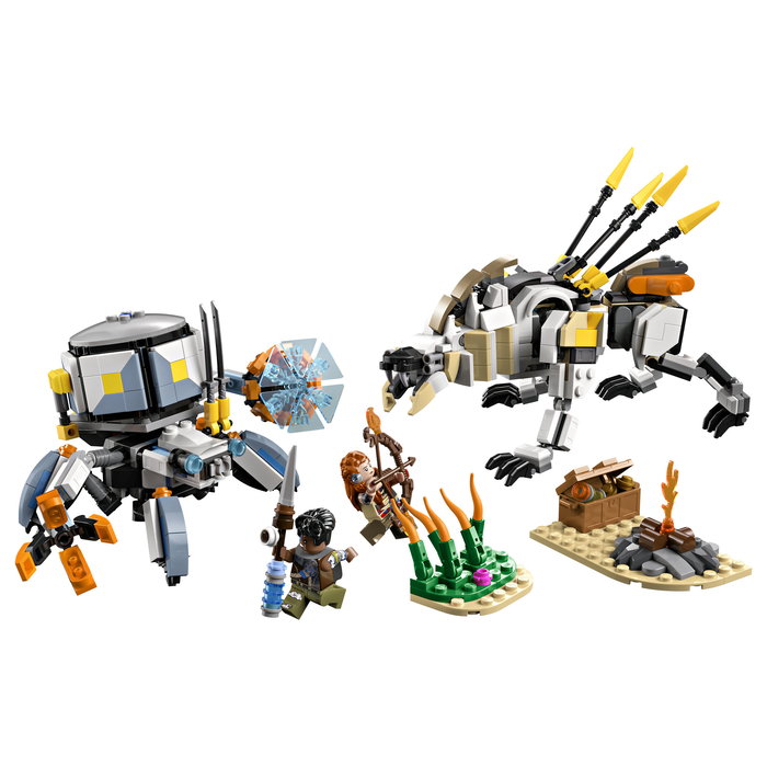 LEGO 77037 Horizon Adventures Aloy y Varl vs. Cangrejo y Dientes Serrados, Juego Construcción, 768 Piezas, 9+ Años