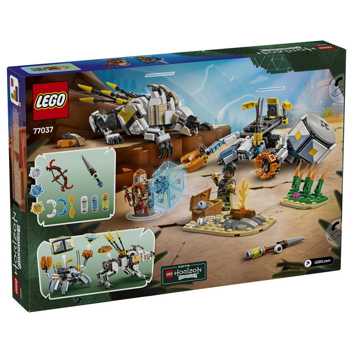 LEGO 77037 Horizon Adventures Aloy y Varl vs. Cangrejo y Dientes Serrados, Juego Construcción, 768 Piezas, 9+ Años