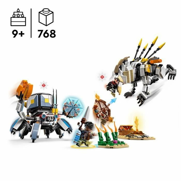 LEGO Horizon Adventures 77037 Aloy y Varl vs. Cangrejo y Dientes Serrados