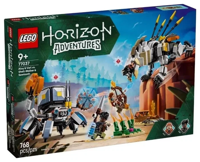 LEGO Horizon Adventures 77037 Aloy y Varl vs. Cangrejo y Dientes Serrados