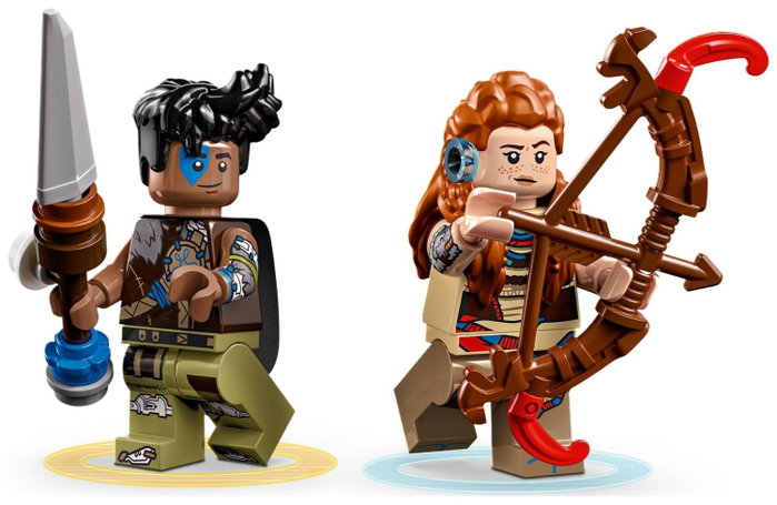 LEGO Horizon Adventures 77037 Aloy y Varl vs. Cangrejo y Dientes Serrados