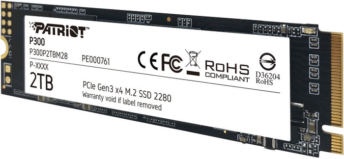 Patriot P300 2 TB M.2 NVMe SSD Patriot P300 2 TB M.2 NVMe SSD