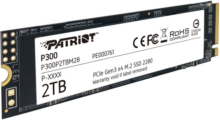 Patriot P300 2 TB M.2 NVMe SSD Patriot P300 2 TB M.2 NVMe SSD